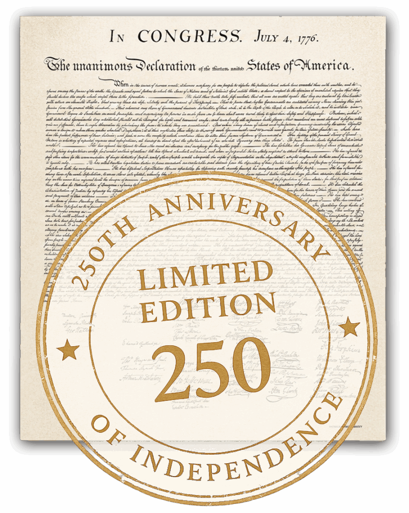 250th anniversary of the Declaration of Independence