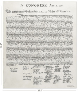 Patrigraphica Declaration of Independence - Semiquincentennial Edition