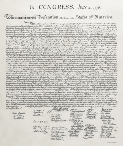 Patrigraphica Declaration of Independence