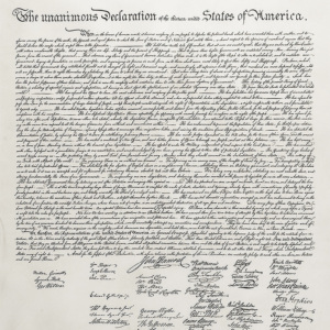 Patrigraphica Declaration of Independence