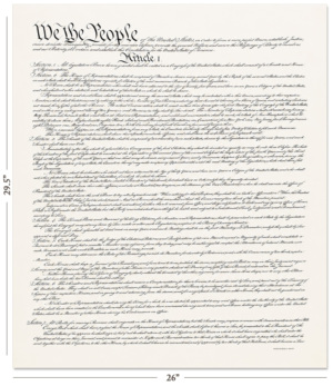 United States Constitution - Full Size