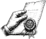 icon of signed certificate of authenticity