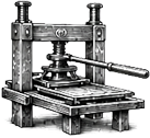 icon of a printing press