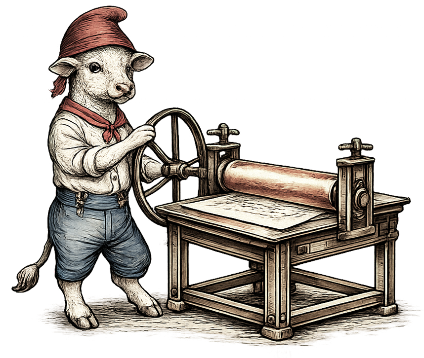 Patrick-press Patrick - The Patrigraphica Calf